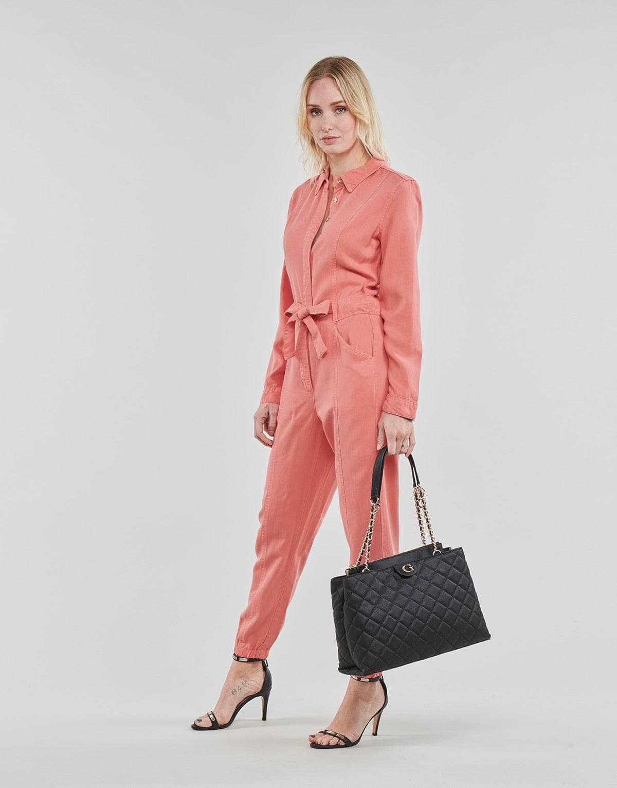 Tute / Jumpsuit Donna Guess  NEVA JUMPSUIT  Rosa