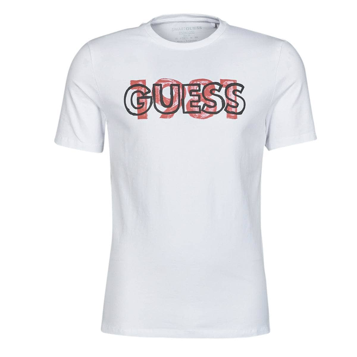 T-shirt Uomo Guess  ORWELL CN SS TEE  Bianco