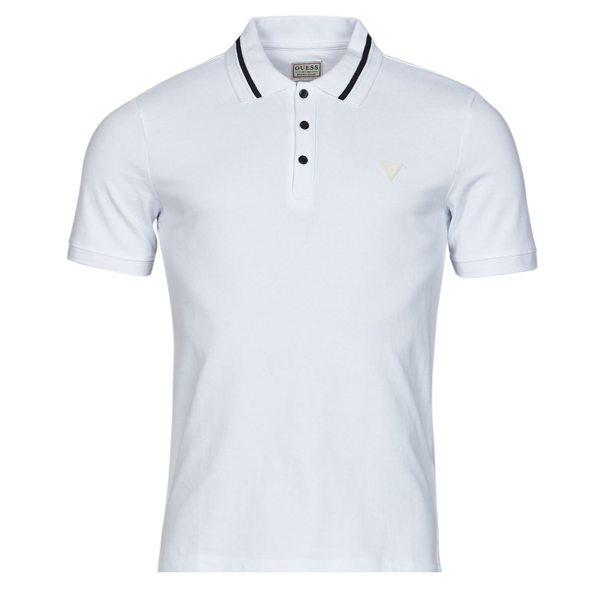 Polo Uomo Guess  LYLE SS POLO  Bianco