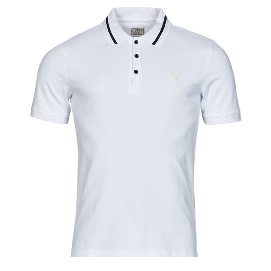 Polo Uomo Guess  LYLE SS POLO  Bianco