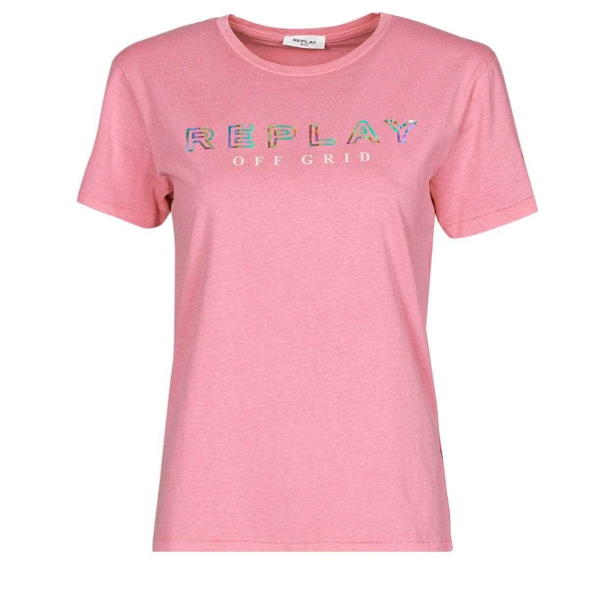 T-shirt Donna Replay  W3318C  Rosa