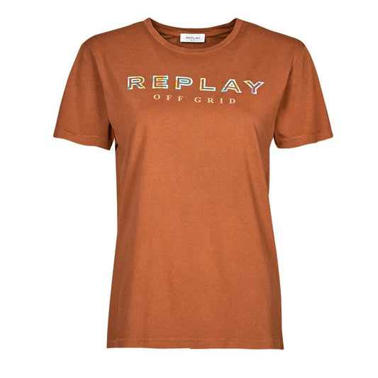 T-shirt Donna Replay  W3318C  Rosso