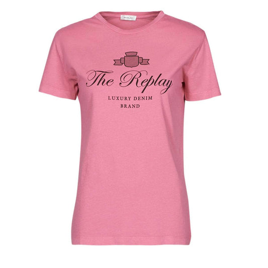 T-shirt Donna Replay  W3572A  Rosa