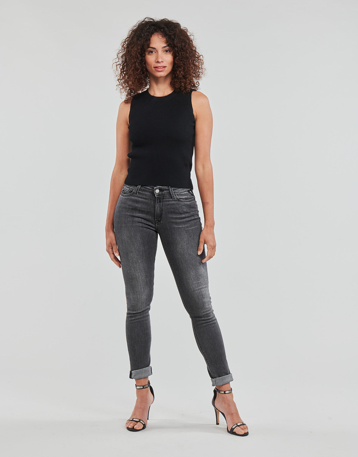 Jeans skynny Donna Replay  WHW689  Grigio