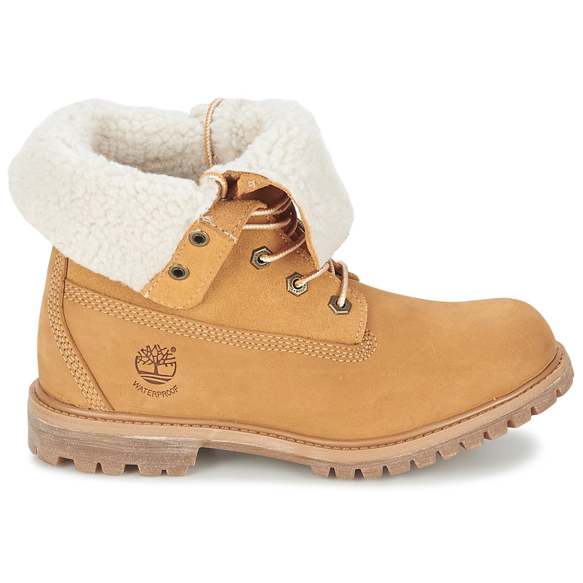 Stivaletti Donna Timberland  AUTHENTICS TEDDY FLEECE WP FOLD DOWN  Beige