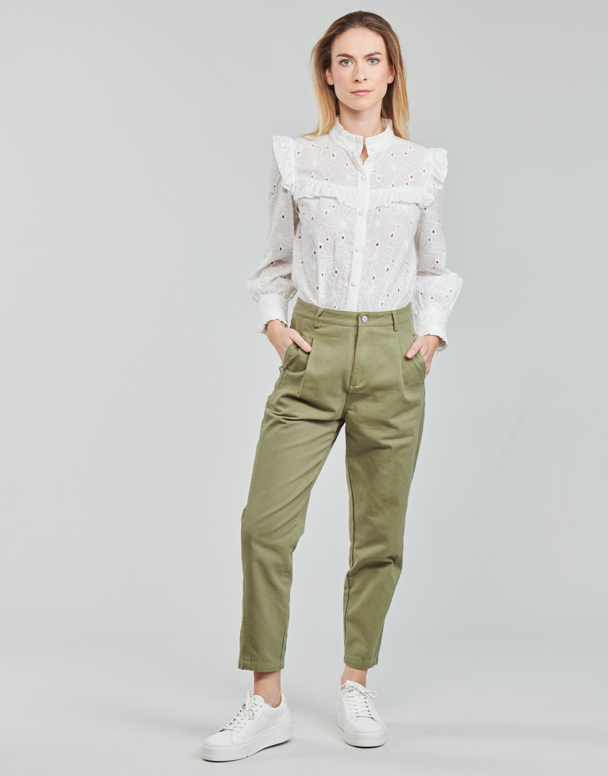 Pantalone Donna Betty London  VAPORA  Verde