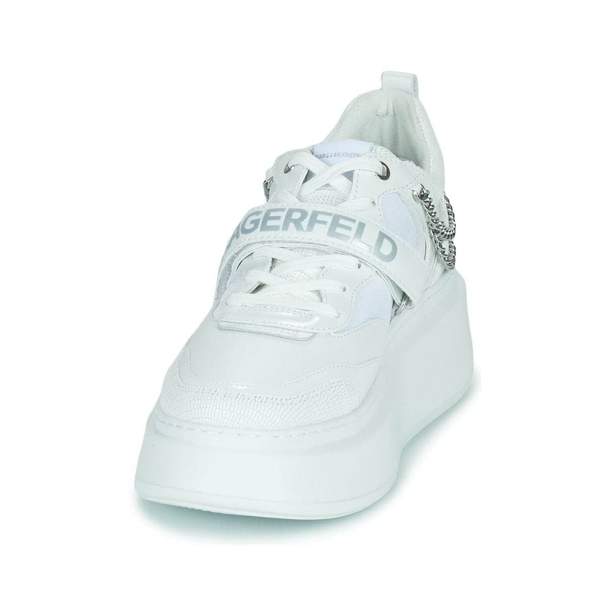 Sneakers basse Donna Karl Lagerfeld  ANAKAPRI Strap Lo Lace  Bianco