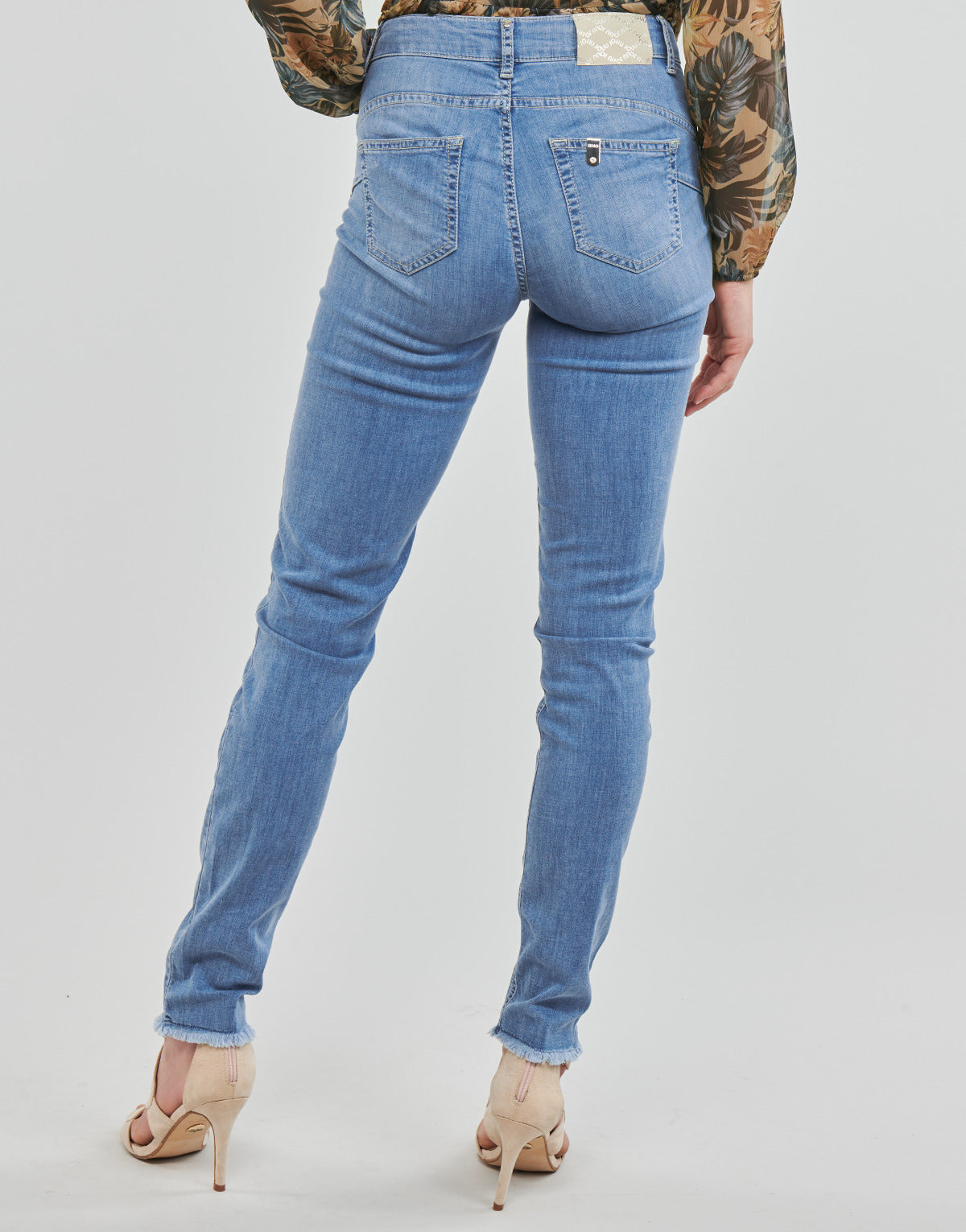 Jeans Slim Donna Liu Jo  DIVINE HIGH WAIST  Blu