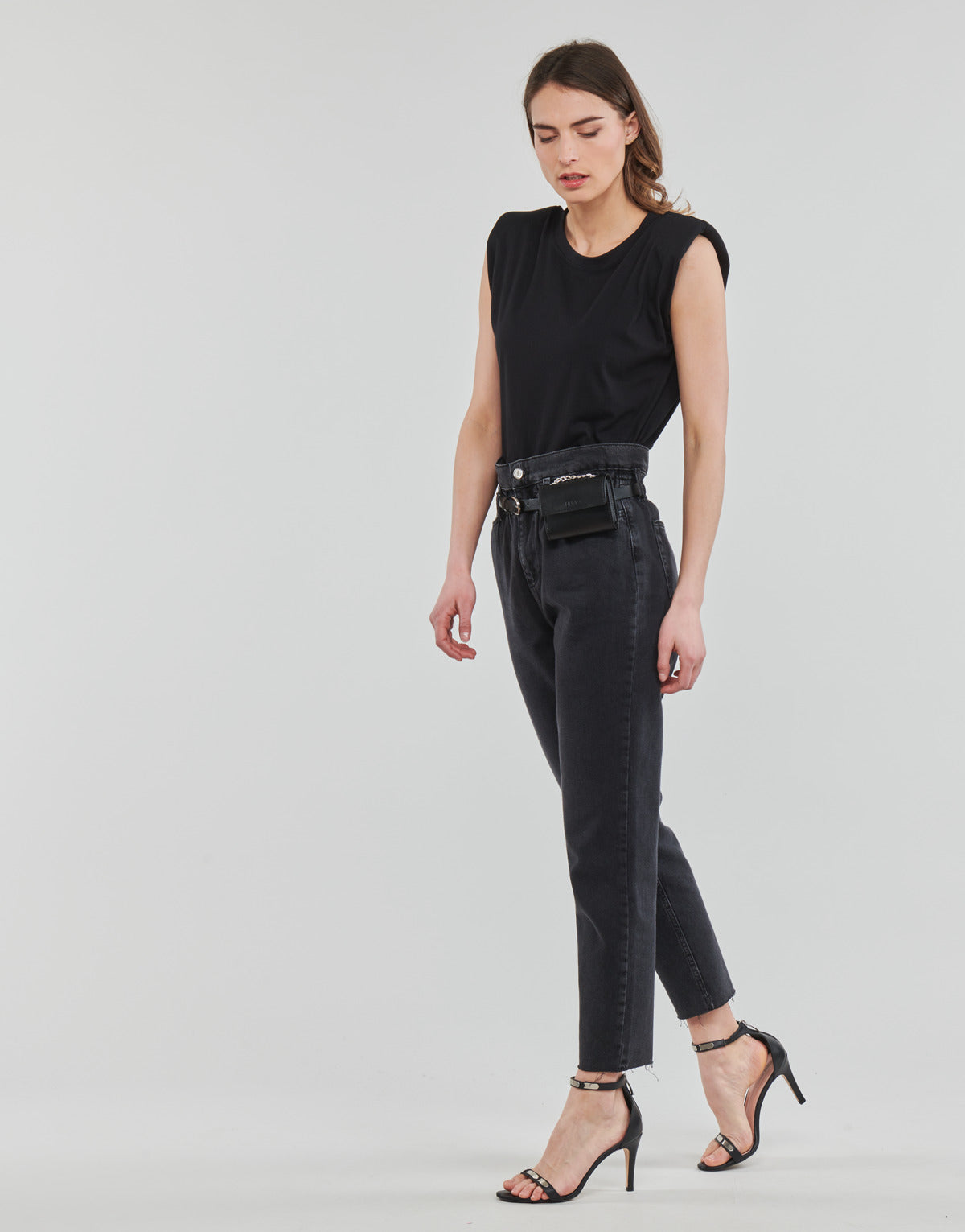 Jeans Donna Liu Jo  CANDY HIGH WAIST  Nero