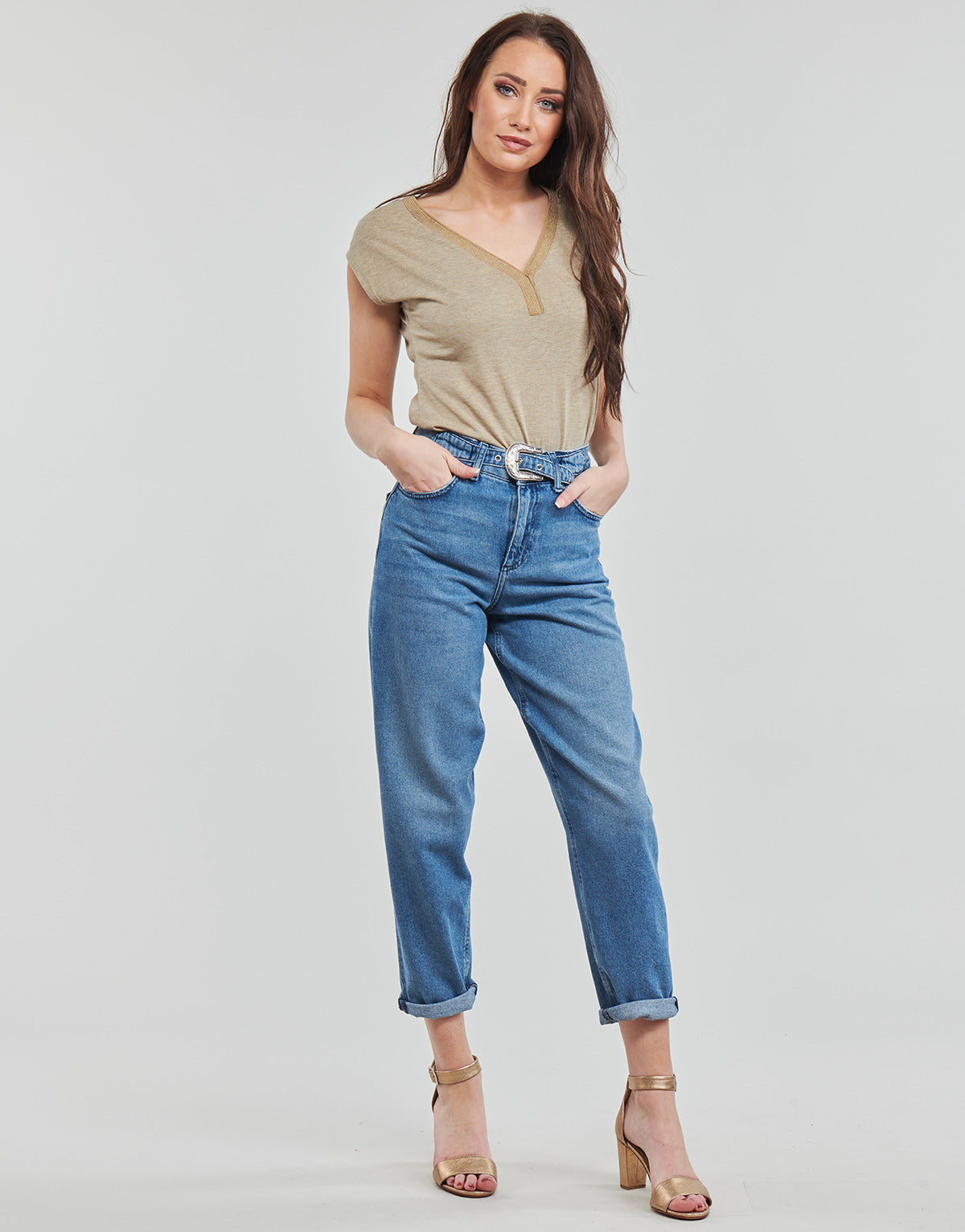 Jeans Donna Liu Jo  CANDY HIGH WAIST  Blu