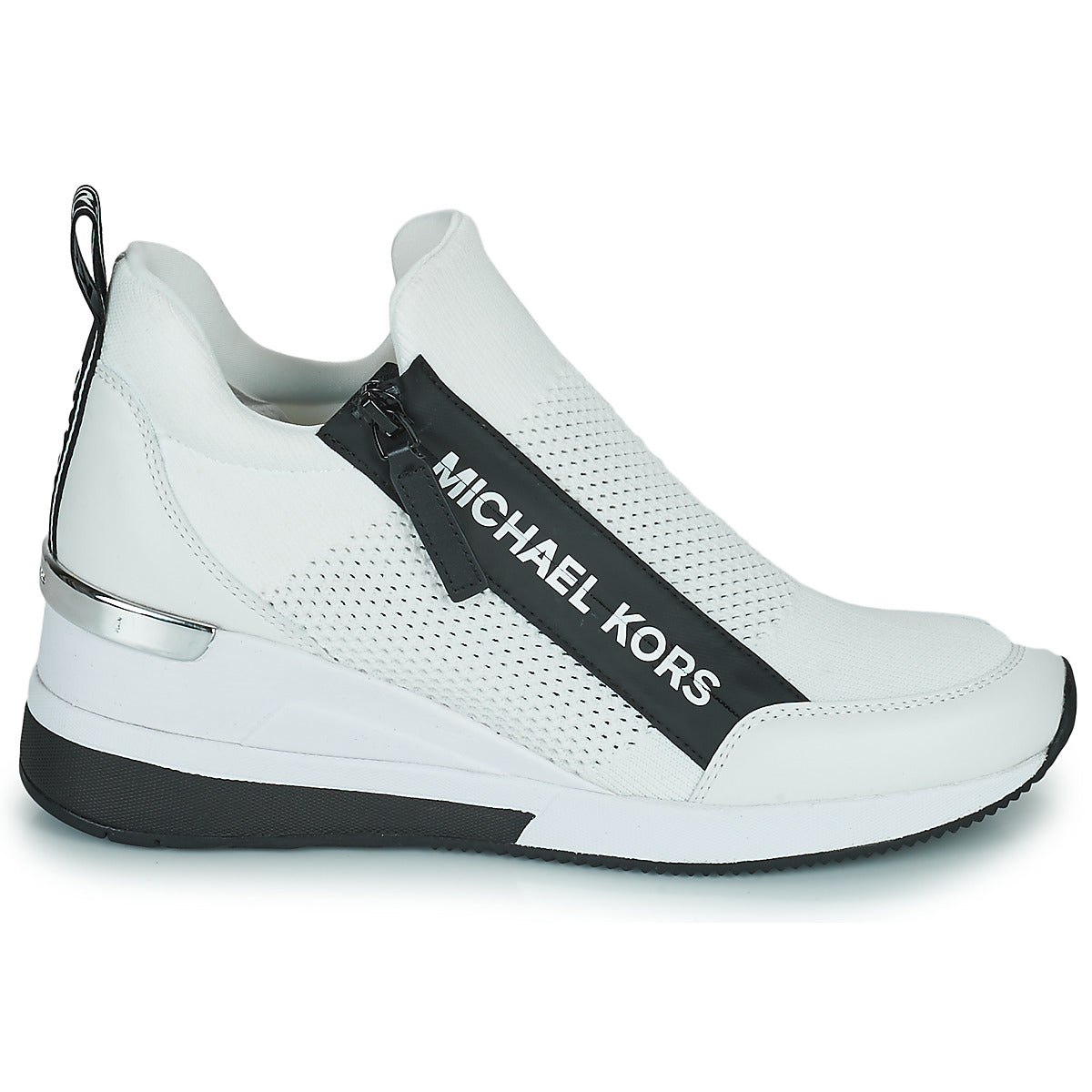 Sneakers basse Donna MICHAEL Michael Kors  WILLIS WEDGE TRAINER  Bianco