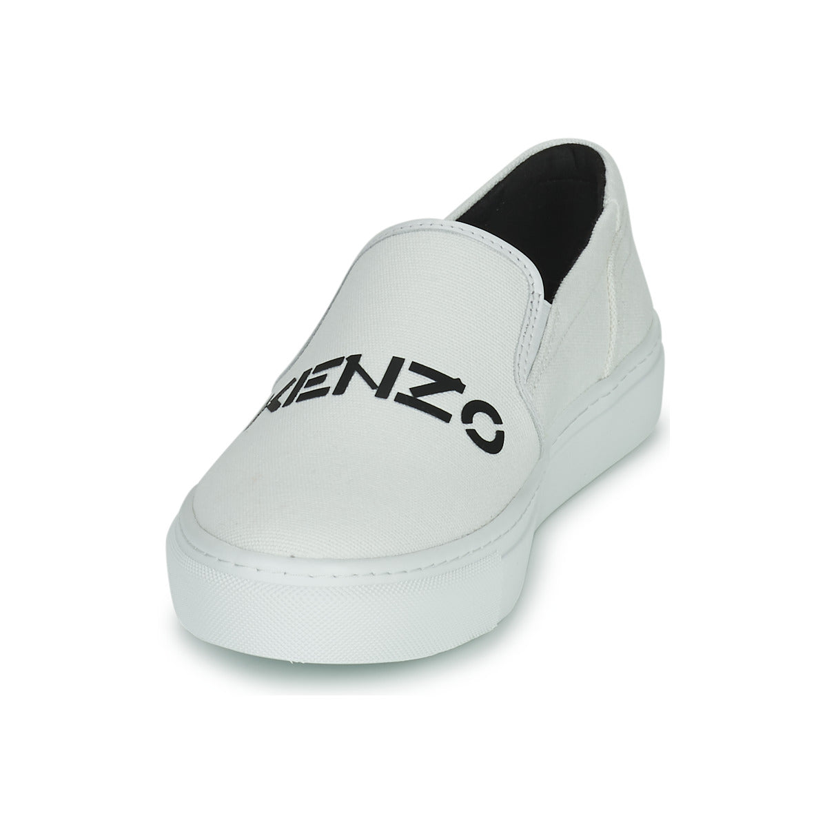 Scarpe Donna Kenzo  K-SKATE SLIP-ON KENZO LOGO  Bianco