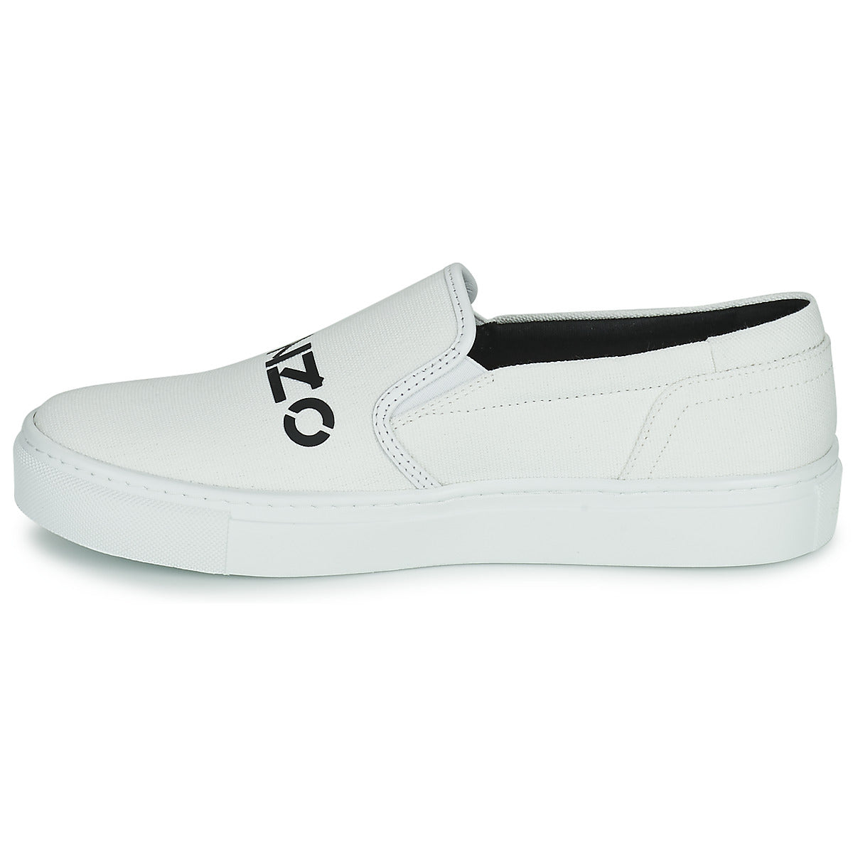 Scarpe Donna Kenzo  K-SKATE SLIP-ON KENZO LOGO  Bianco