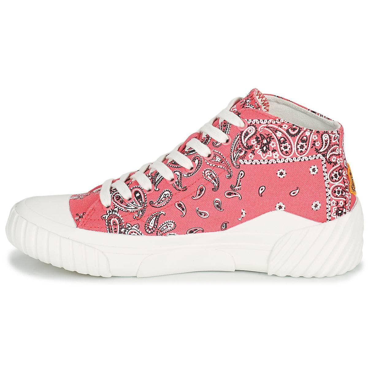 Sneakers alte Donna Kenzo  TIGER CREST HIGH TOP SNEAKERS  Rosa