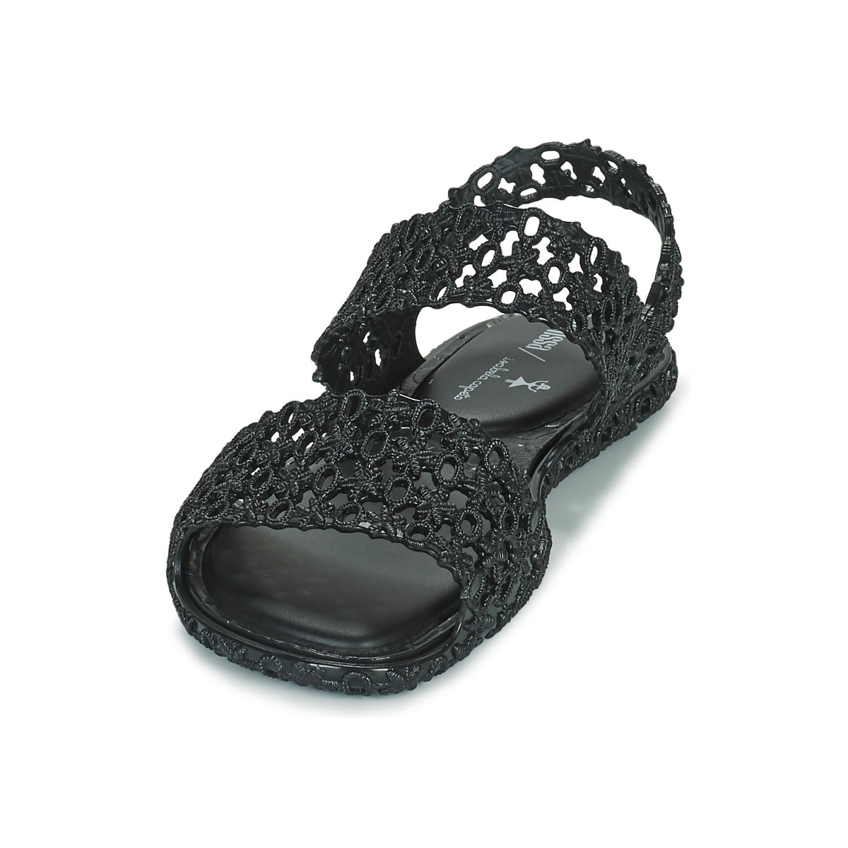 Sandali Donna Melissa  Melissa Panc Sandal + Isabela Capeto Ad  Nero