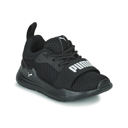 Scarpe bambini ragazzo Puma  Wired Run AC Inf  Nero