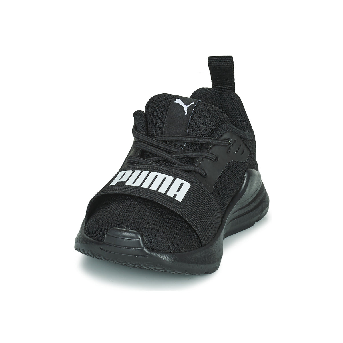 Scarpe bambini ragazzo Puma  Wired Run AC Inf  Nero