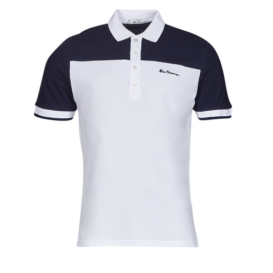 Polo Uomo Ben Sherman  COLOUR BLOCK  Bianco