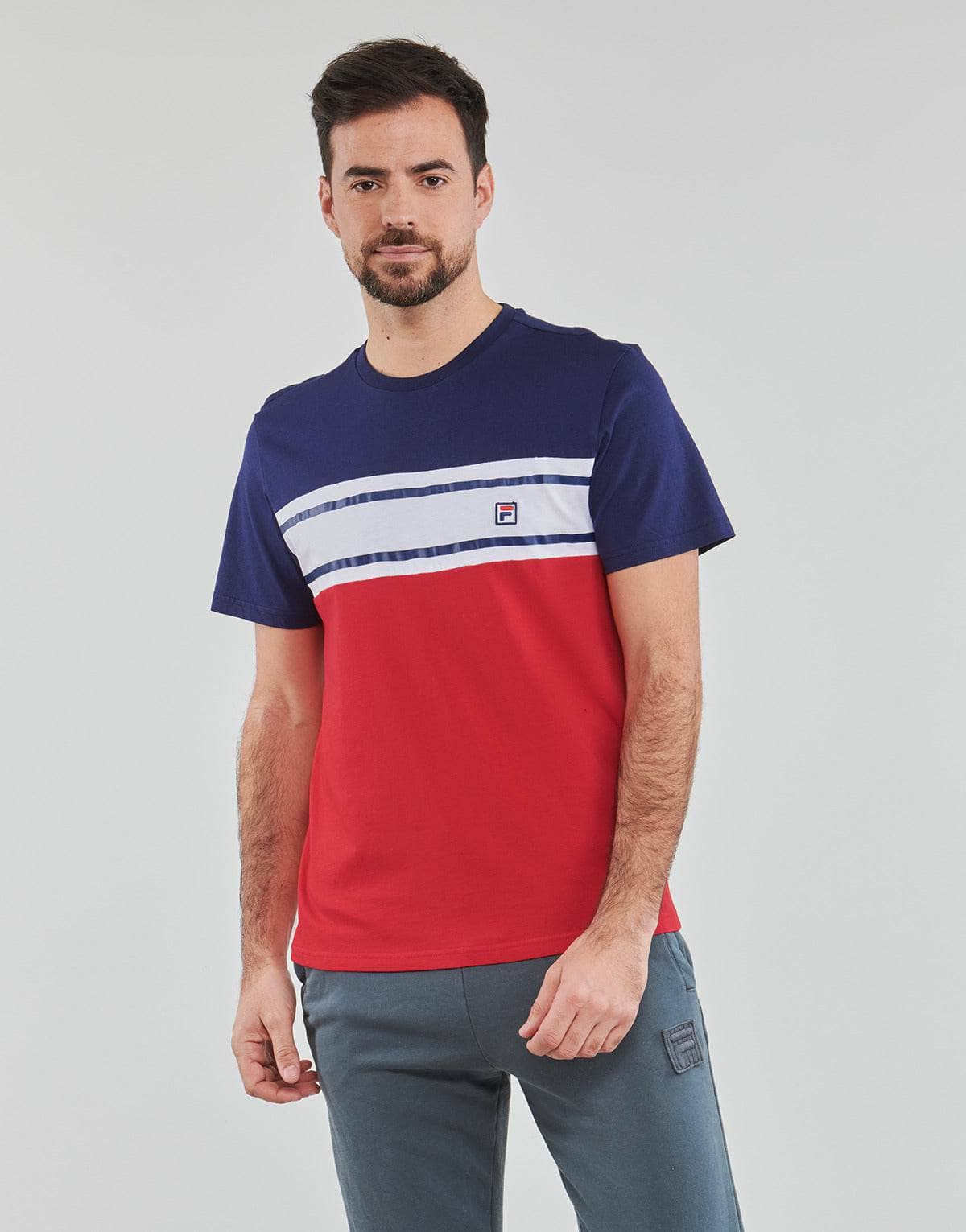 T-shirt Uomo Fila  BOISE  Multicolore