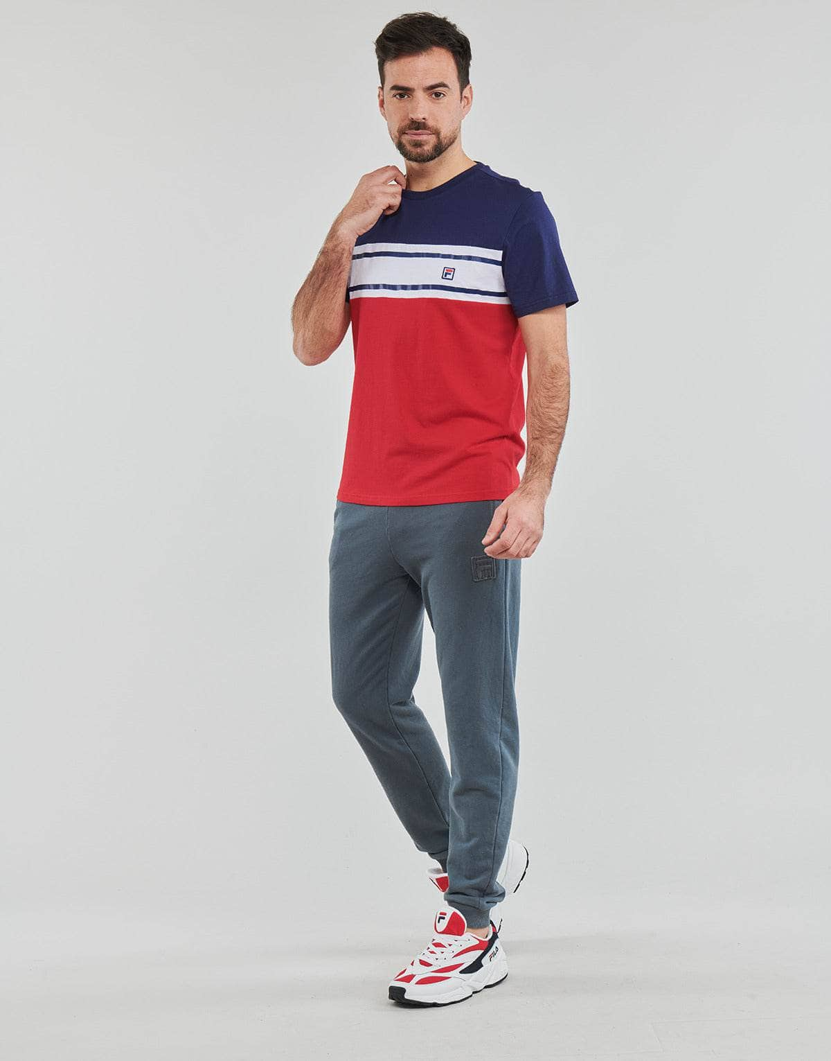 T-shirt Uomo Fila  BOISE  Multicolore