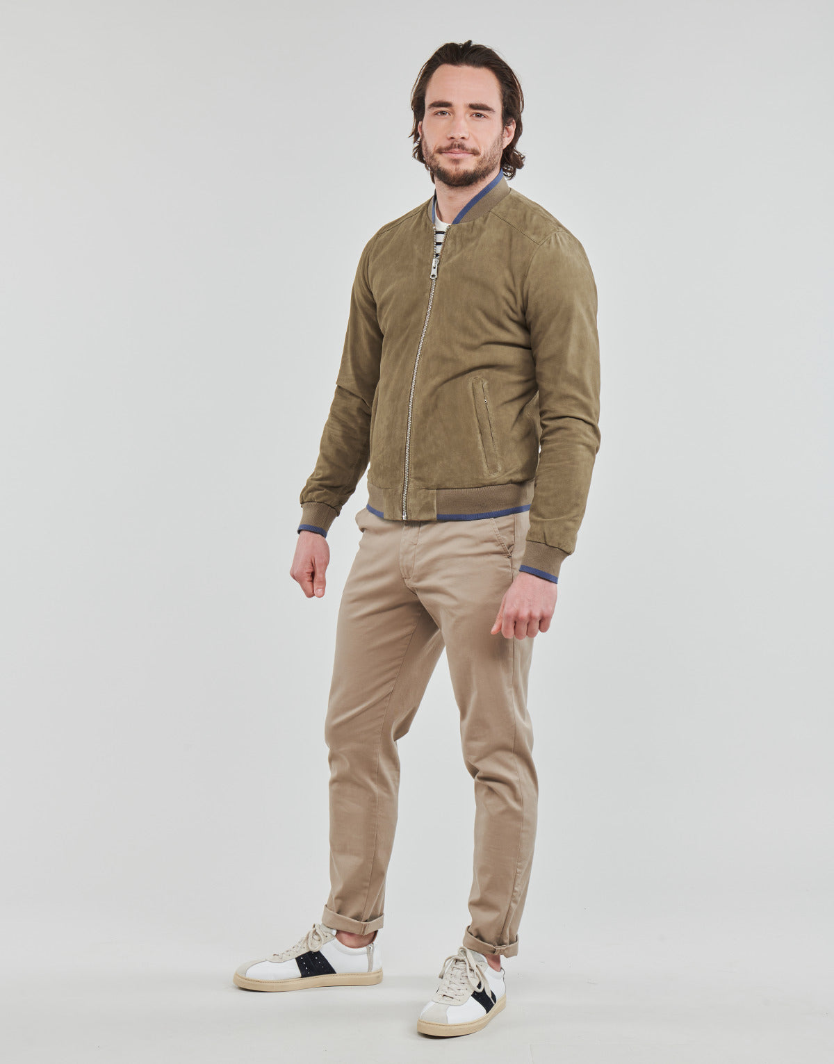 Giacca in pelle Uomo Oakwood  STEFANO  Marrone