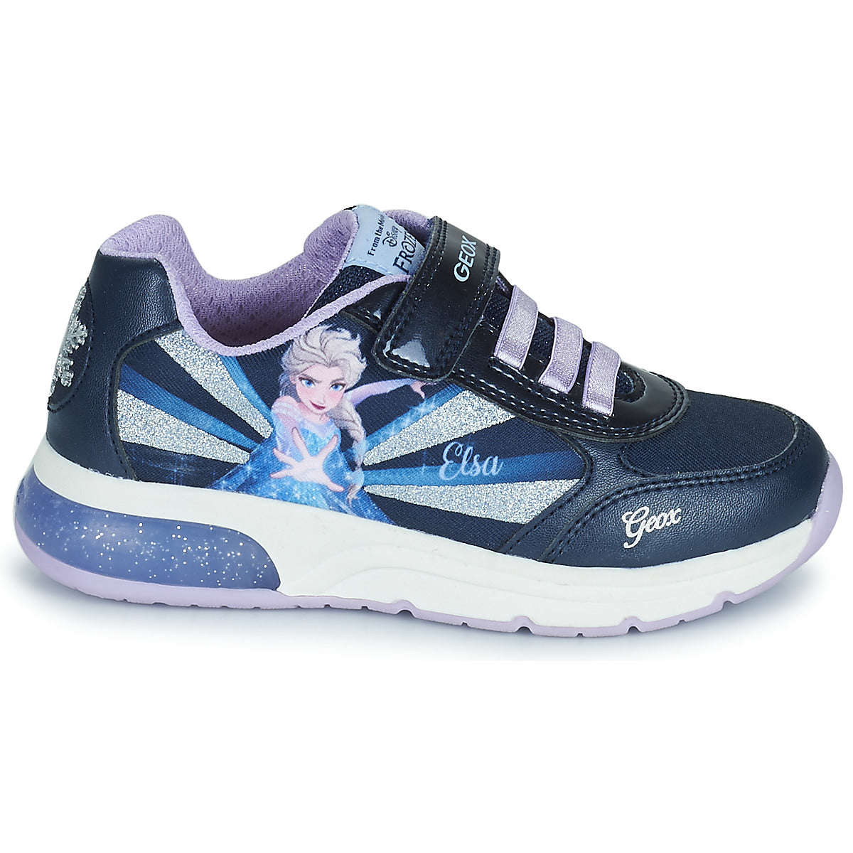 Scarpe bambini ragazza Geox  J SPACECLUB GIRL  Blu