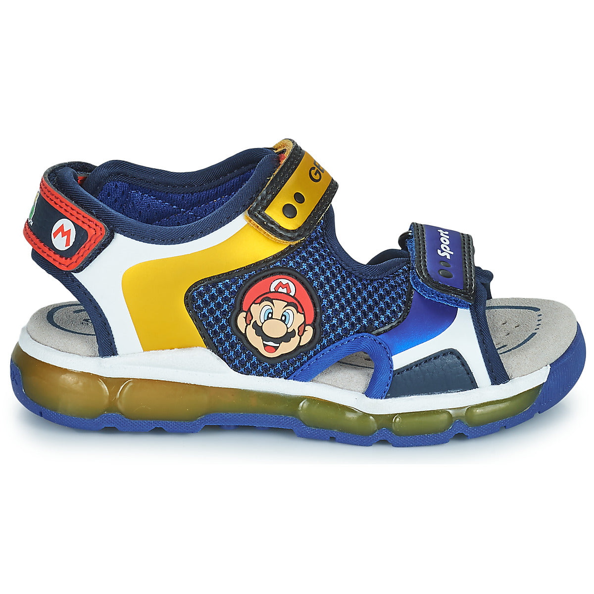 Sandali bambini ragazzo Geox  J SANDAL ANDROID BOY  Blu