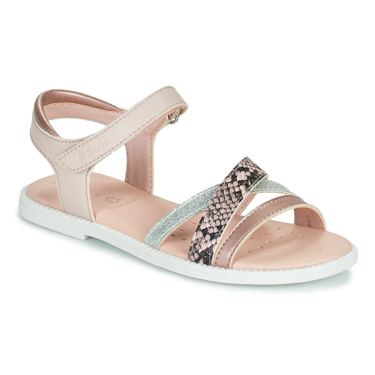 Sandali bambini ragazza Geox  J SANDAL KARLY GIRL  Rosa