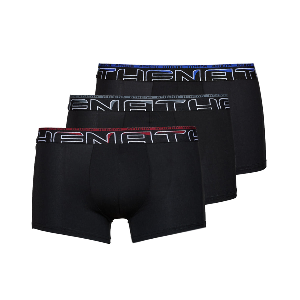 Boxer Uomo Athena  SECONDE PEAU X3  Nero