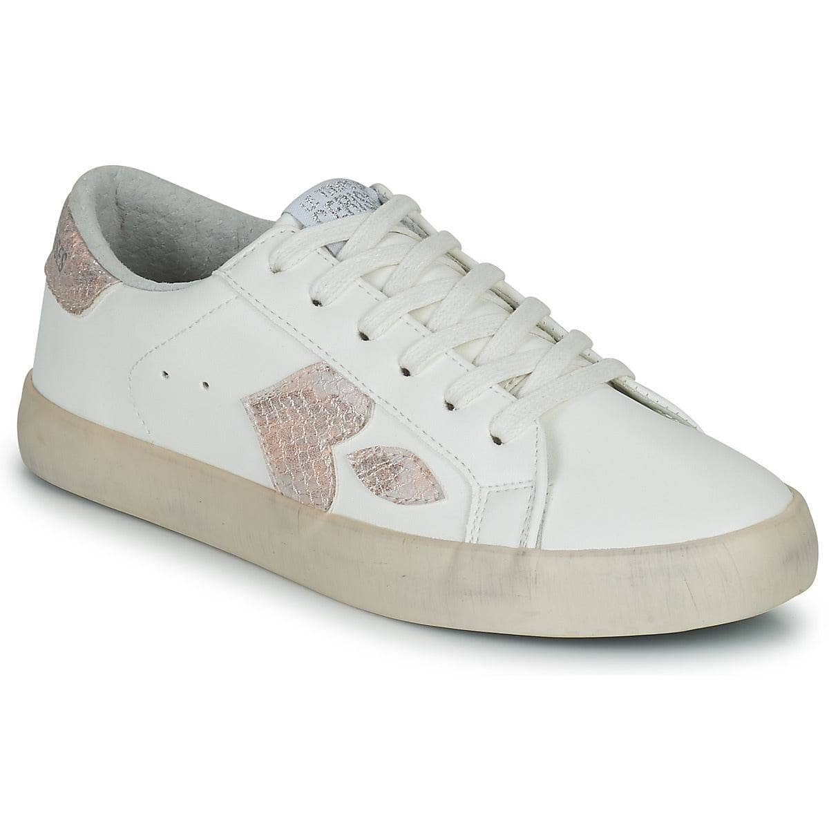 Sneakers basse Donna Le Temps des Cerises  AUSTIN  Bianco