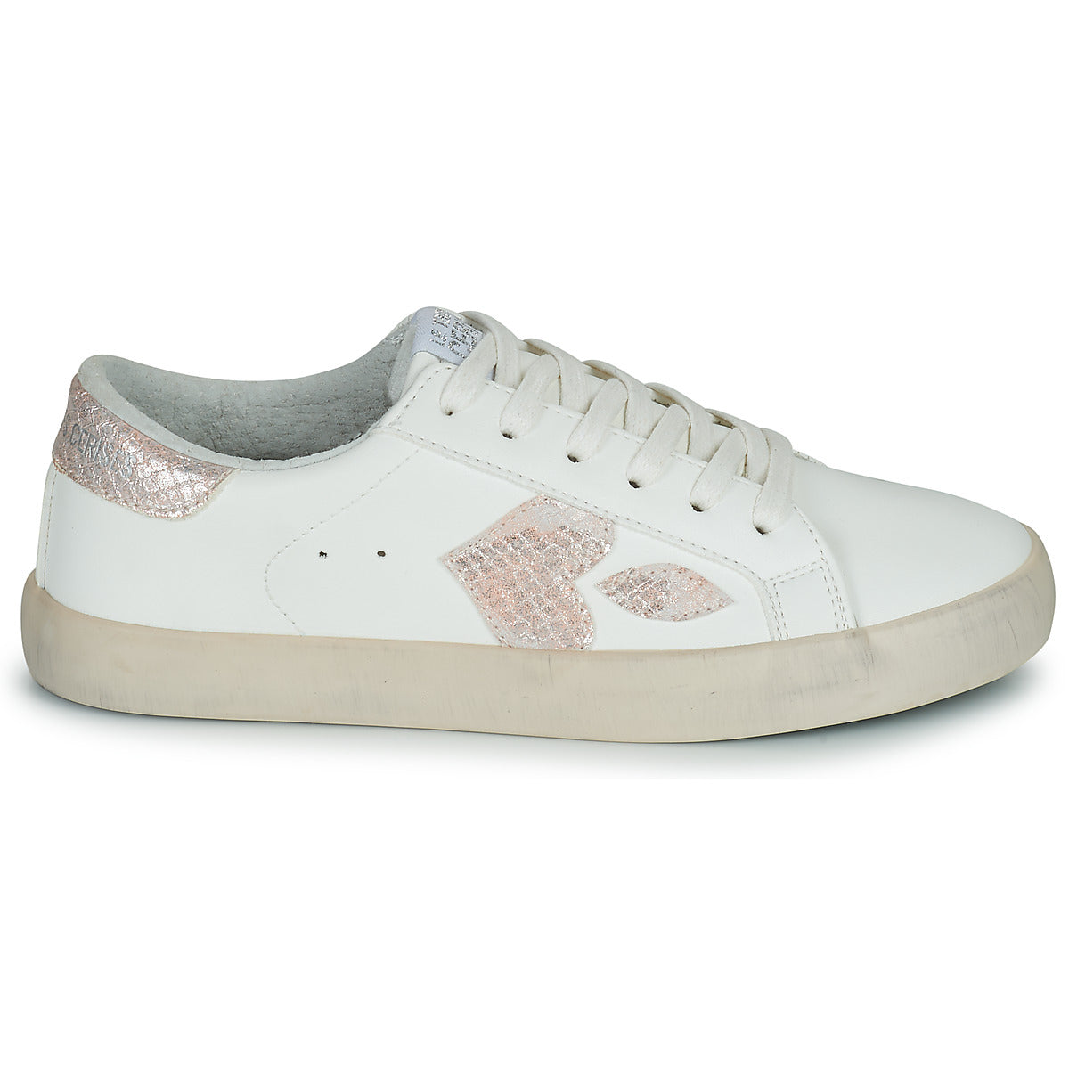 Sneakers basse Donna Le Temps des Cerises  AUSTIN  Bianco