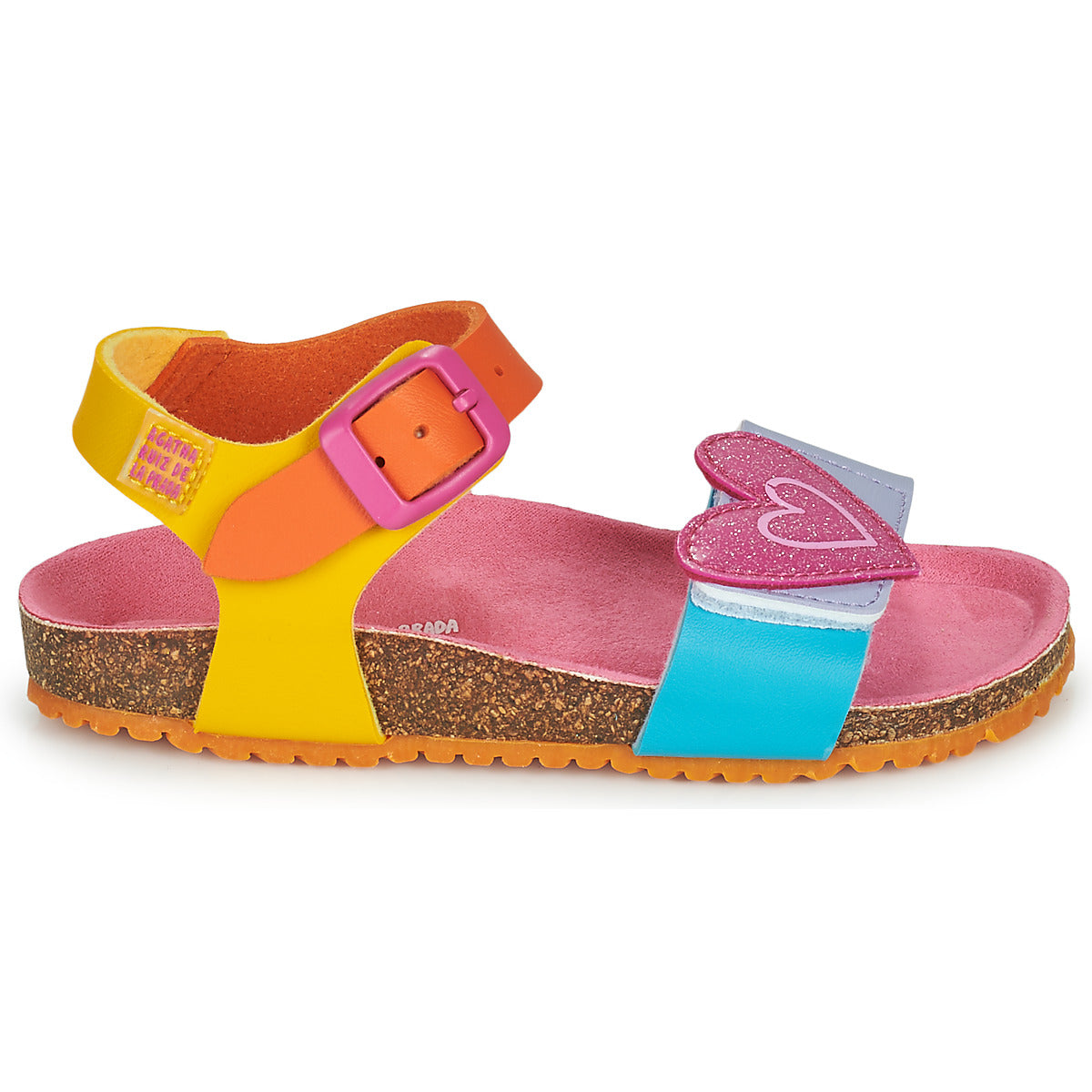 Sandali bambini ragazza Agatha Ruiz de la Prada  BIO  Multicolore