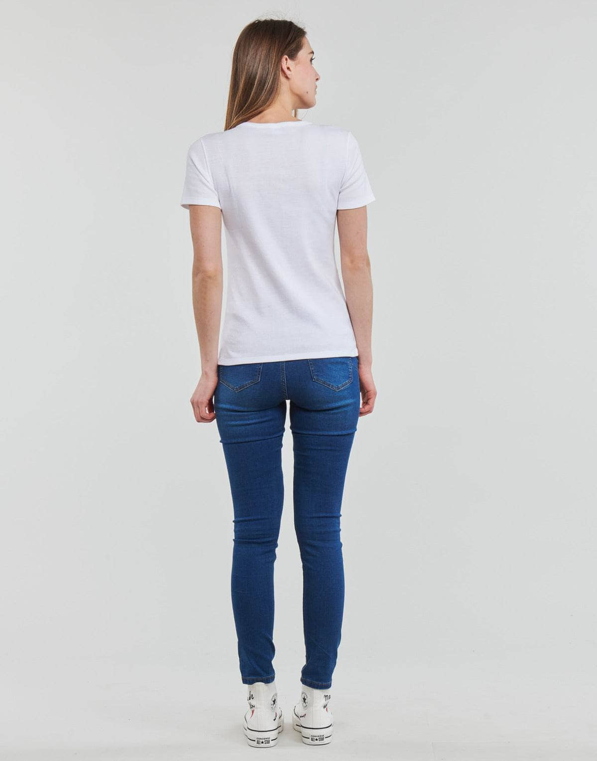 T-shirt Donna Petit Bateau  BAHANI  Bianco