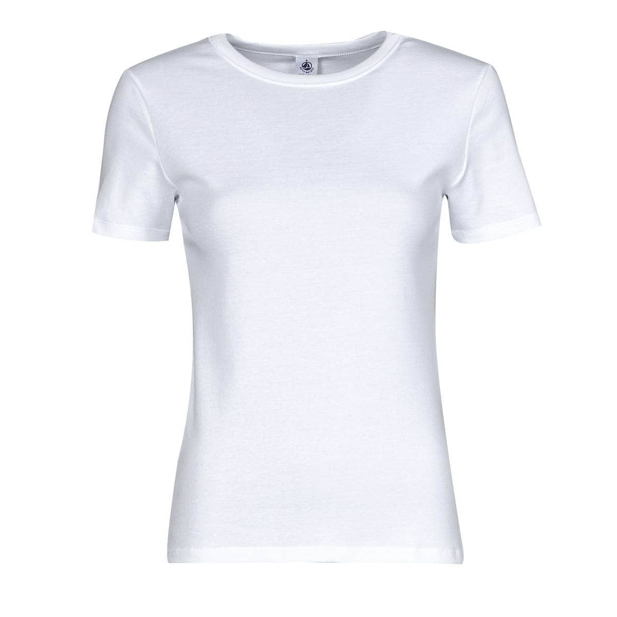 T-shirt Donna Petit Bateau  NIMOPHORE  Bianco