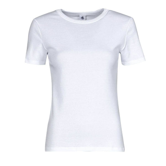 T-shirt Donna Petit Bateau  NIMOPHORE  Bianco