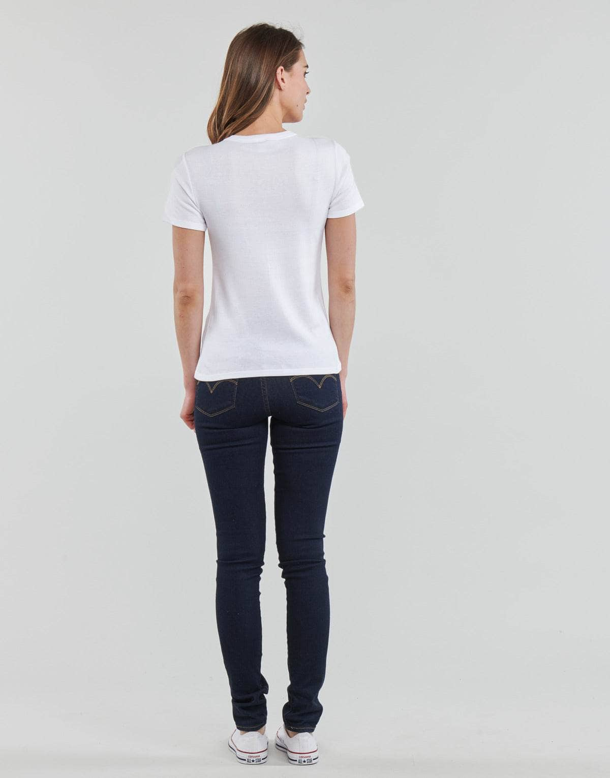 T-shirt Donna Petit Bateau  NIMOPHORE  Bianco