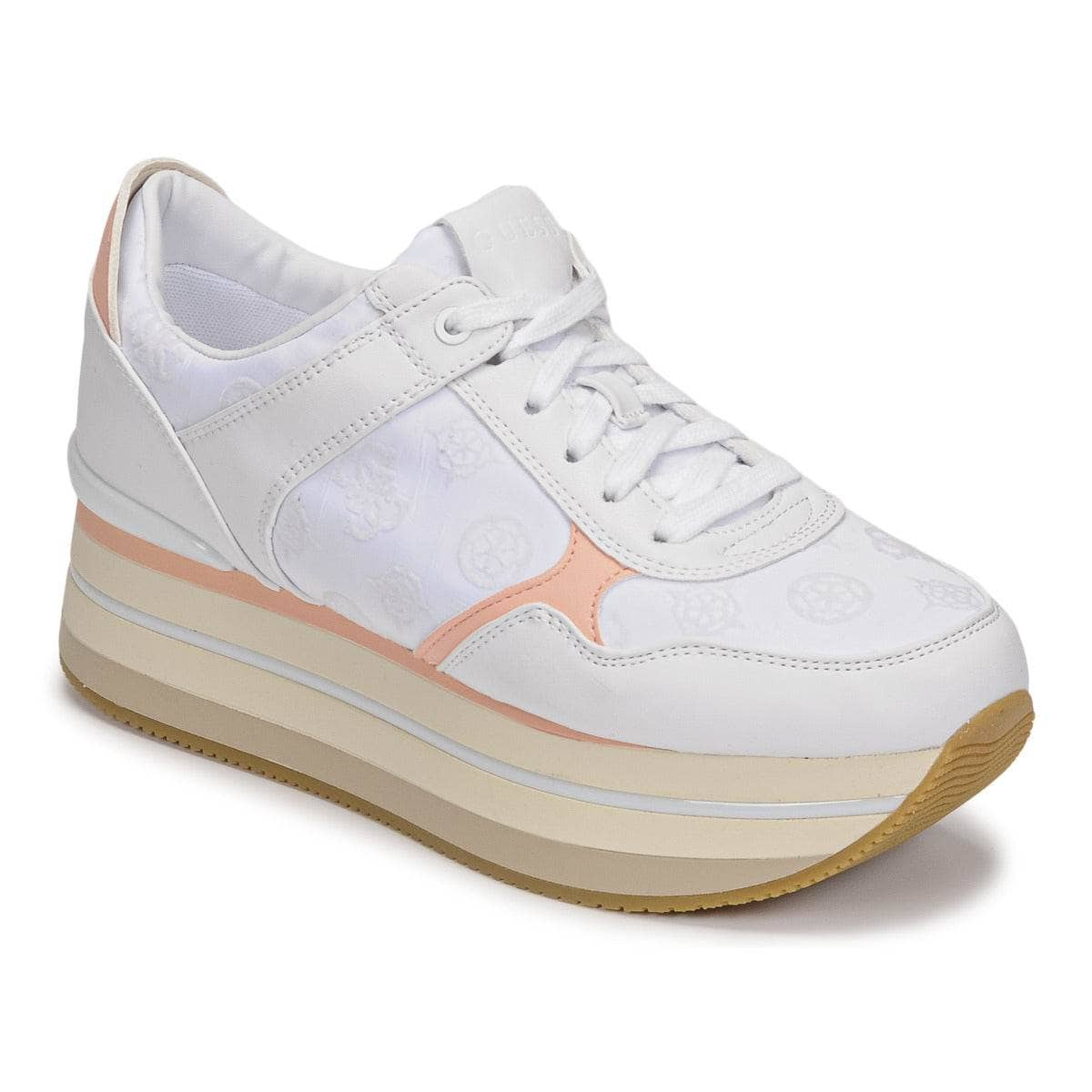 Sneakers basse Donna Guess  HINDLE  Bianco