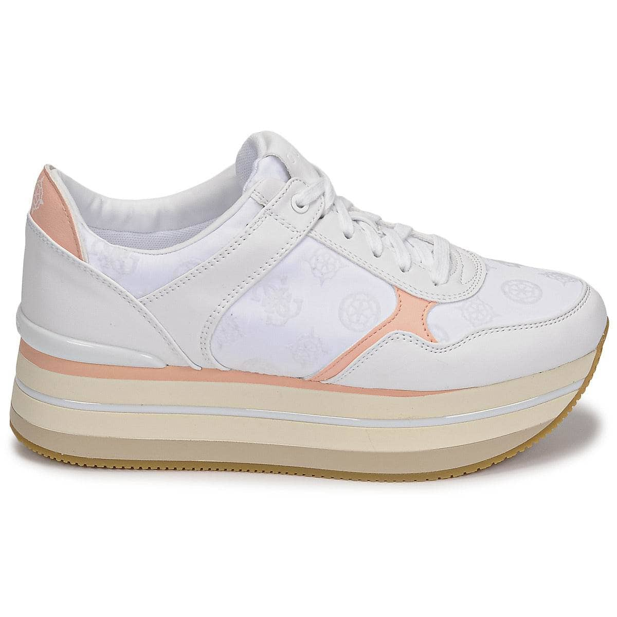 Sneakers basse Donna Guess  HINDLE  Bianco