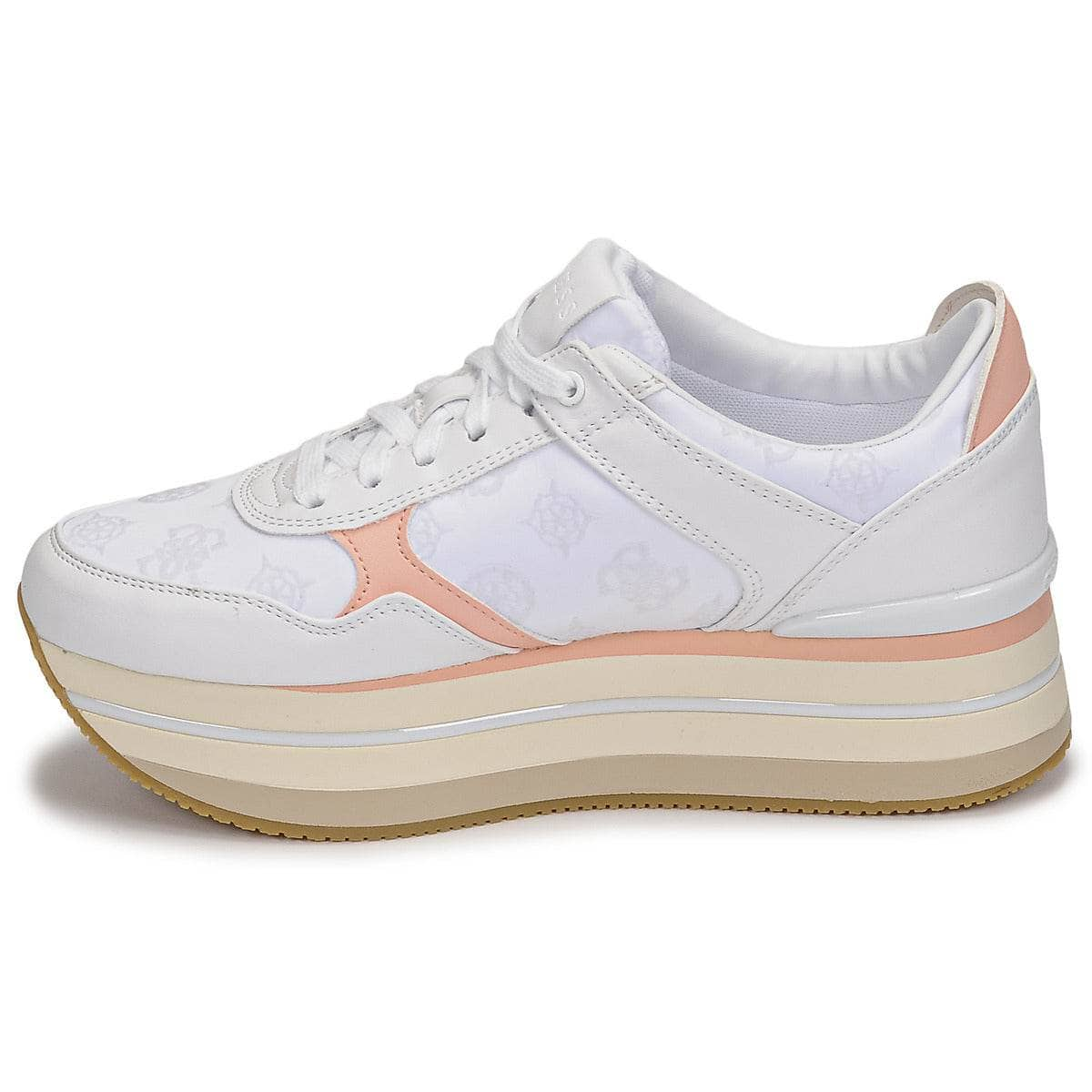 Sneakers basse Donna Guess  HINDLE  Bianco