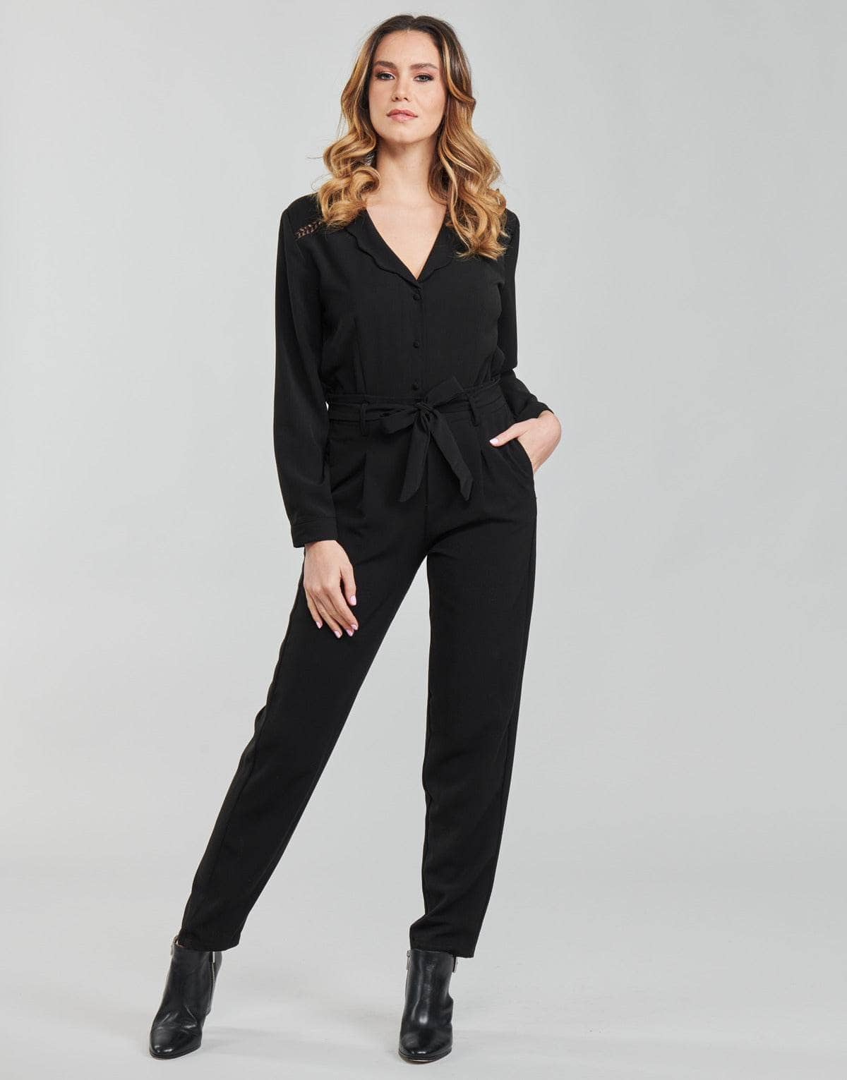 Tute / Jumpsuit Donna Moony Mood  PEPITA  Nero