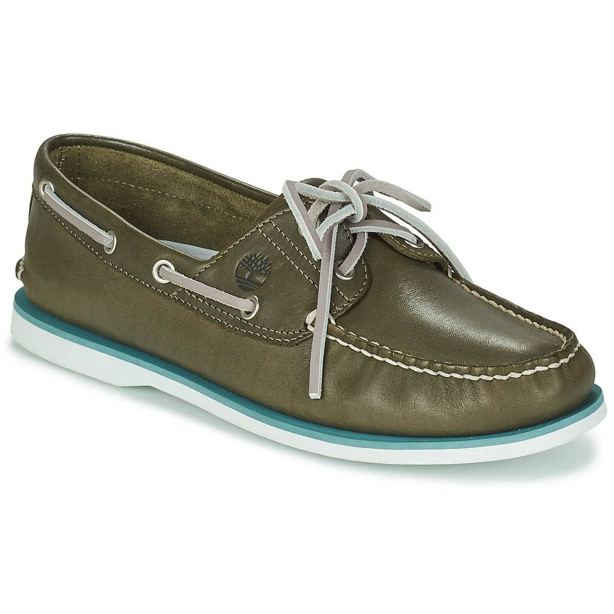 Scarpe Uomo Timberland  Classic Boat 2 Eye  Verde