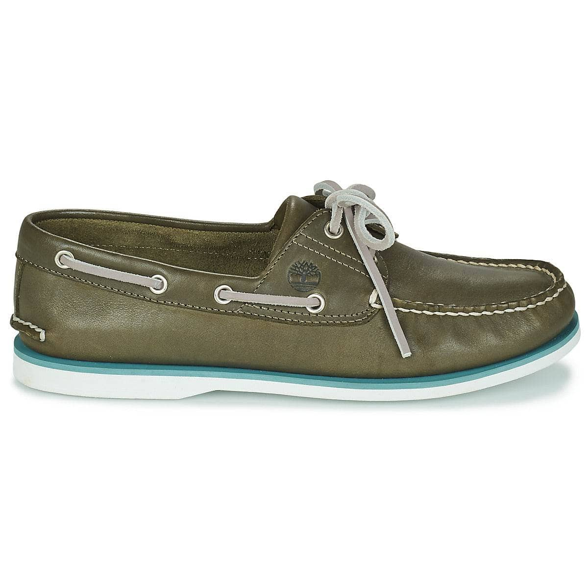 Scarpe Uomo Timberland  Classic Boat 2 Eye  Verde