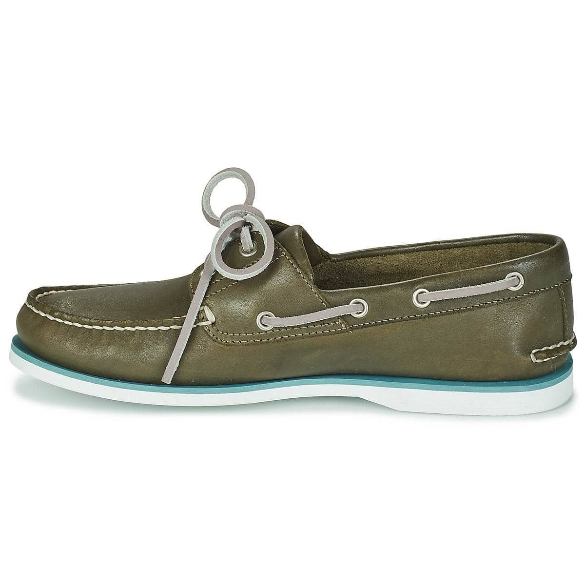 Scarpe Uomo Timberland  Classic Boat 2 Eye  Verde