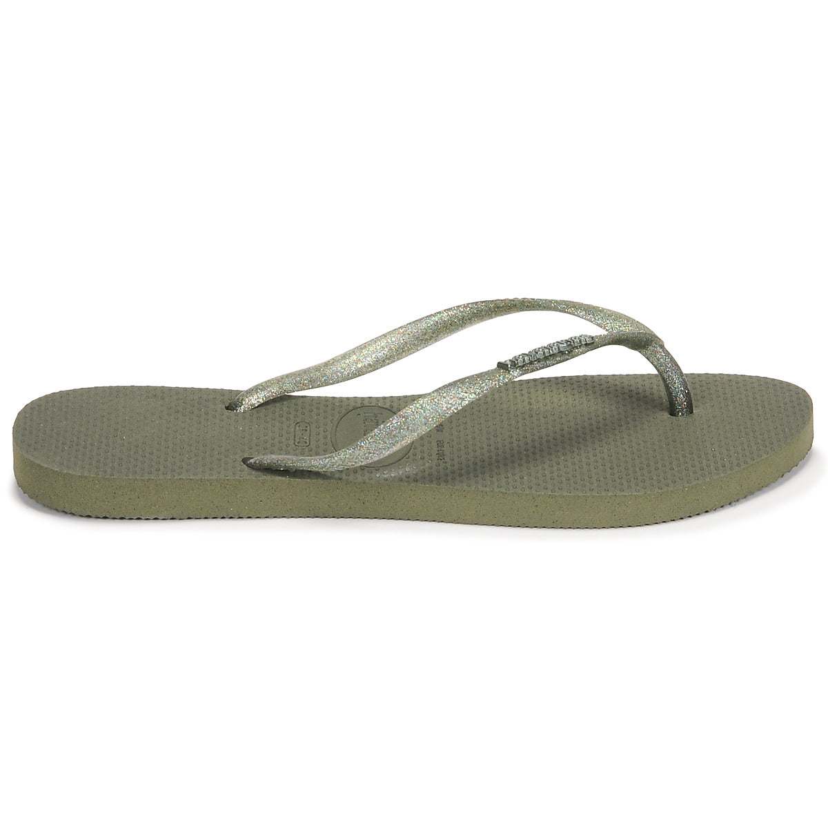 Infradito Donna Havaianas  LOGO METALLIC  Kaki