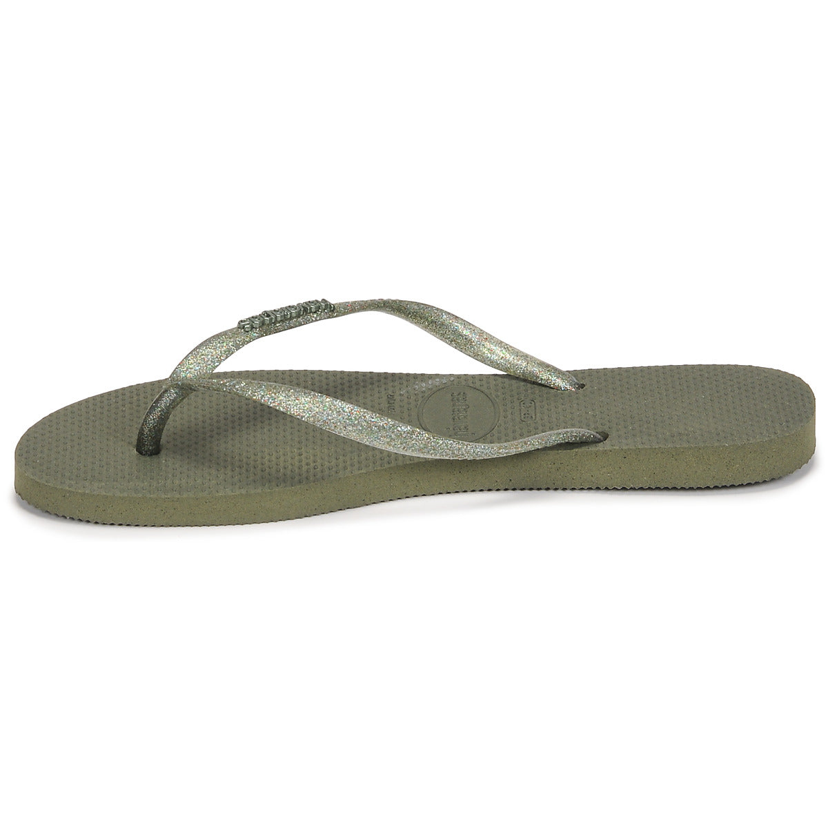 Infradito Donna Havaianas  LOGO METALLIC  Kaki