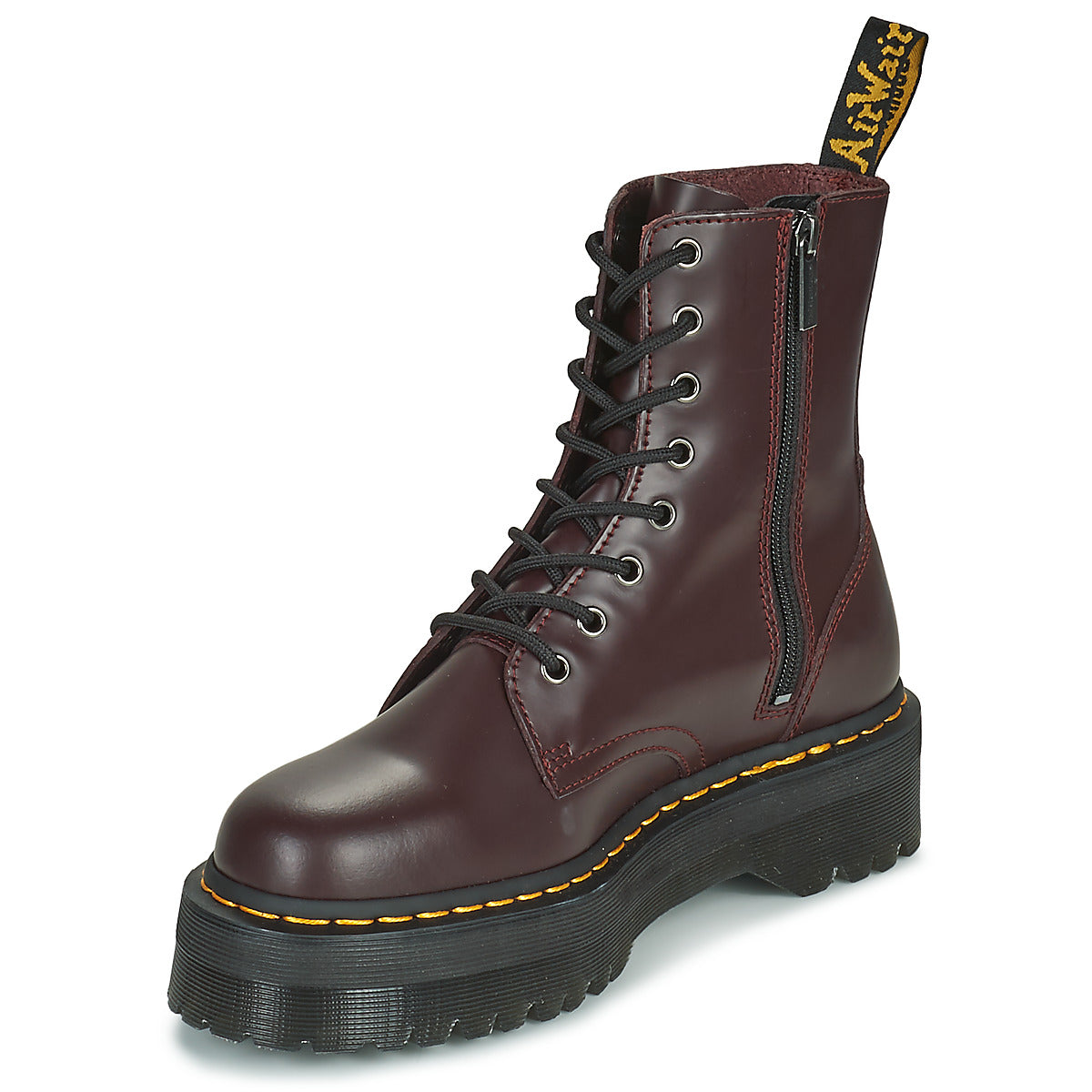 Stivaletti Donna Dr. Martens  Jadon burgundy Smooth  Bordeaux