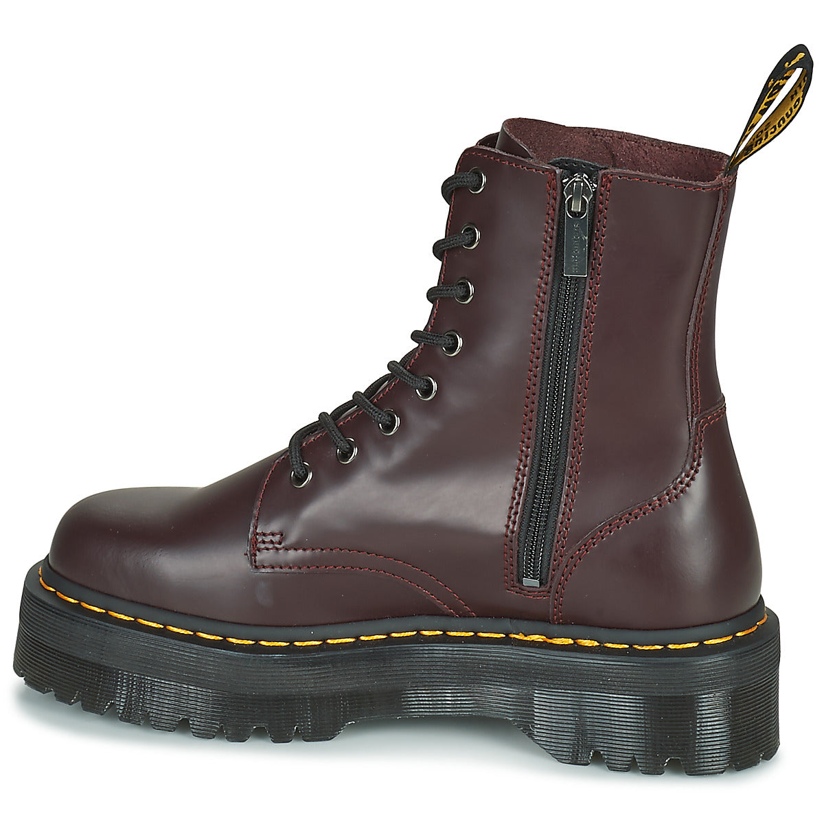 Stivaletti Donna Dr. Martens  Jadon burgundy Smooth  Bordeaux