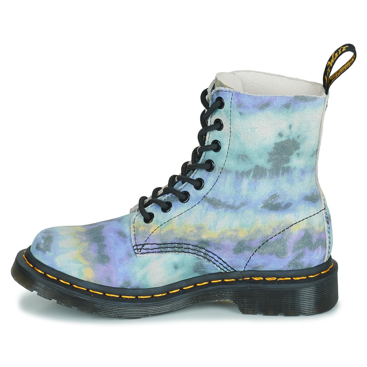 Stivaletti Donna Dr. Martens  1460 Pascal Purple Summer Tye and Dye  Blu