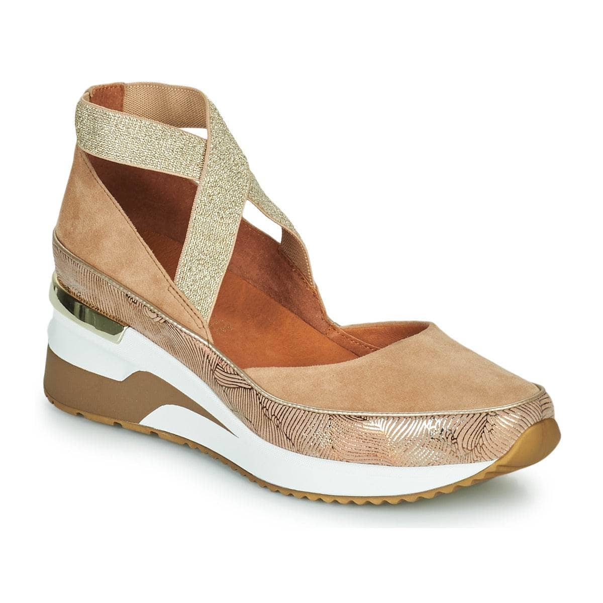 Sneakers alte Donna Mam'Zelle  Volou  Beige