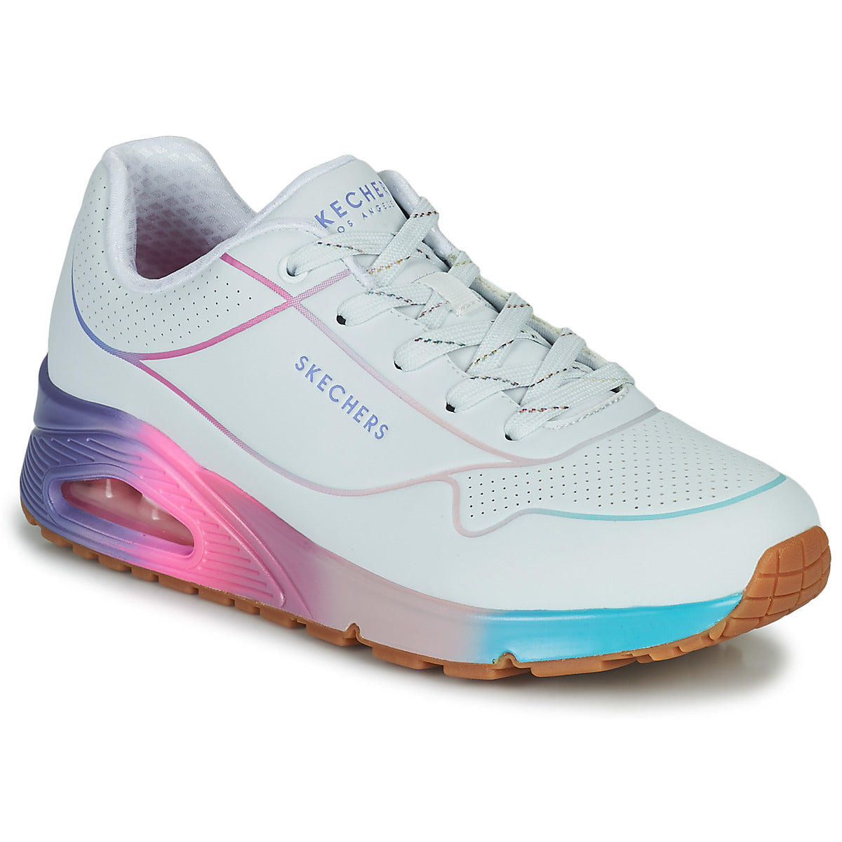 Sneakers basse Donna Skechers  UNO  Bianco